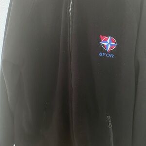 Nordic Army Suppliers SFOR NATO Military Fleece Jacket – Size L